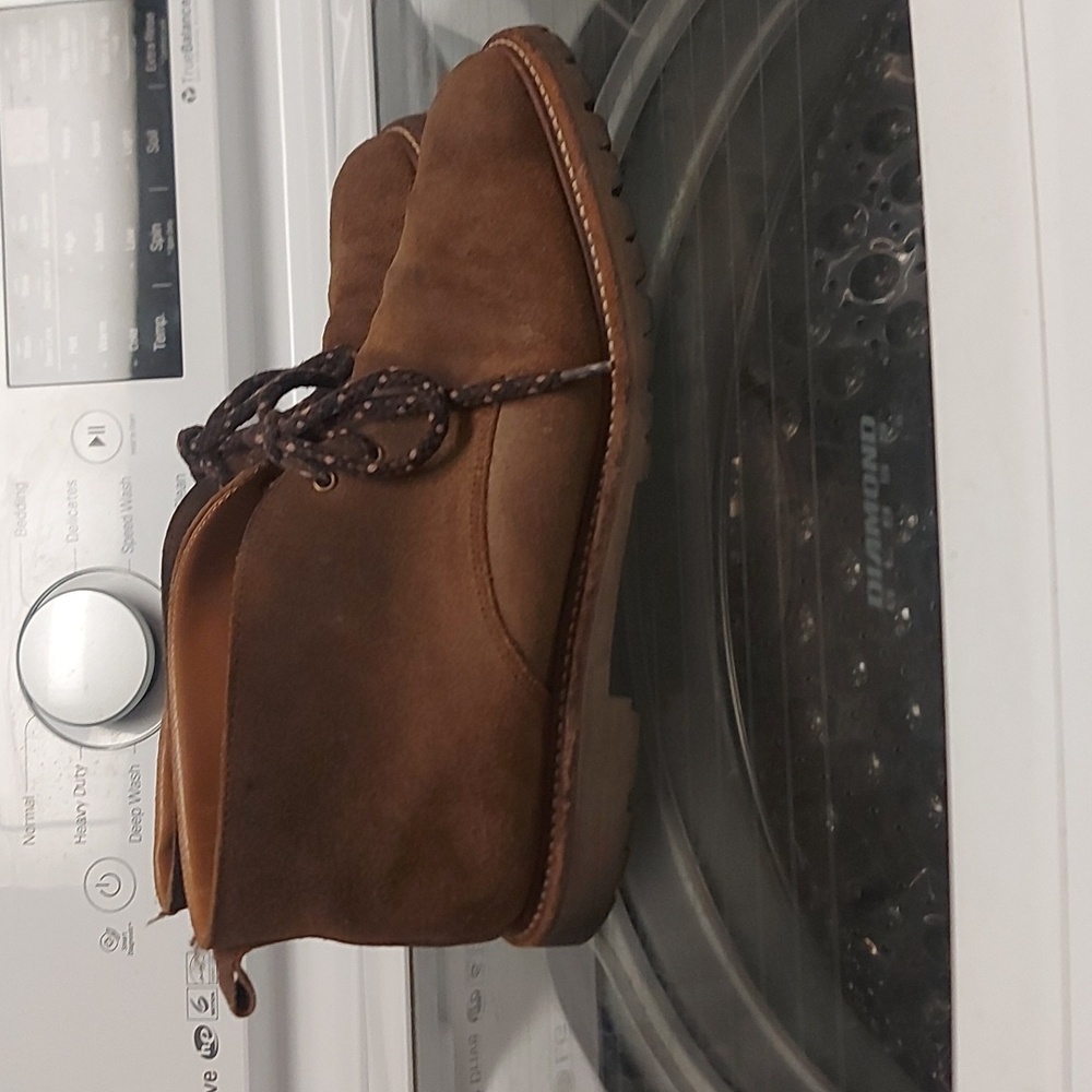 Armani Brown Roughout Suede Chukka Boots - Picture 4 of 13